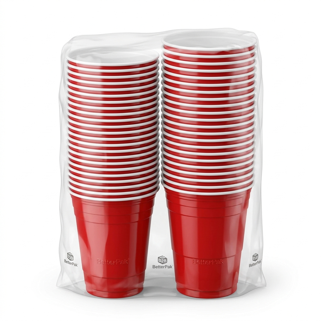 Pack of 1000 American Style Red Party Cups