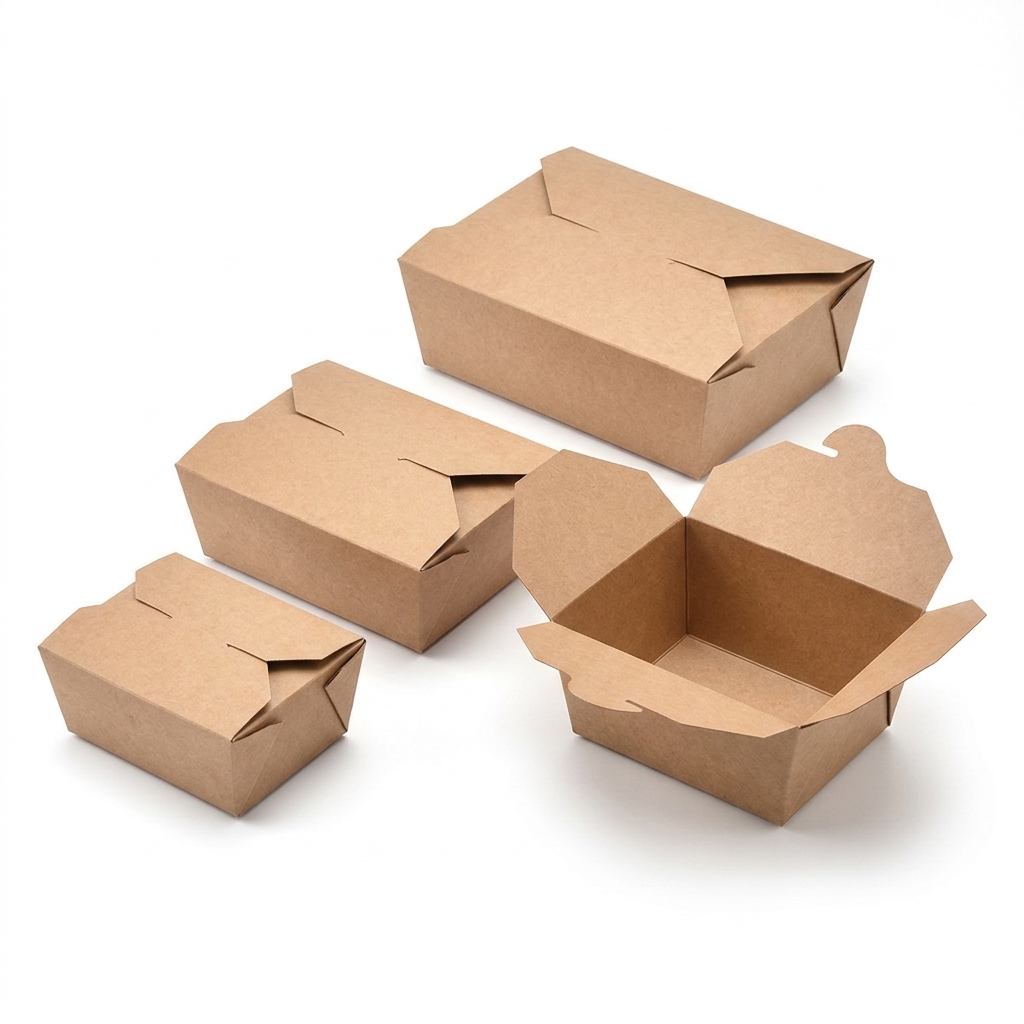 Brown Kraft Snack Boxes – Takeaway Containers