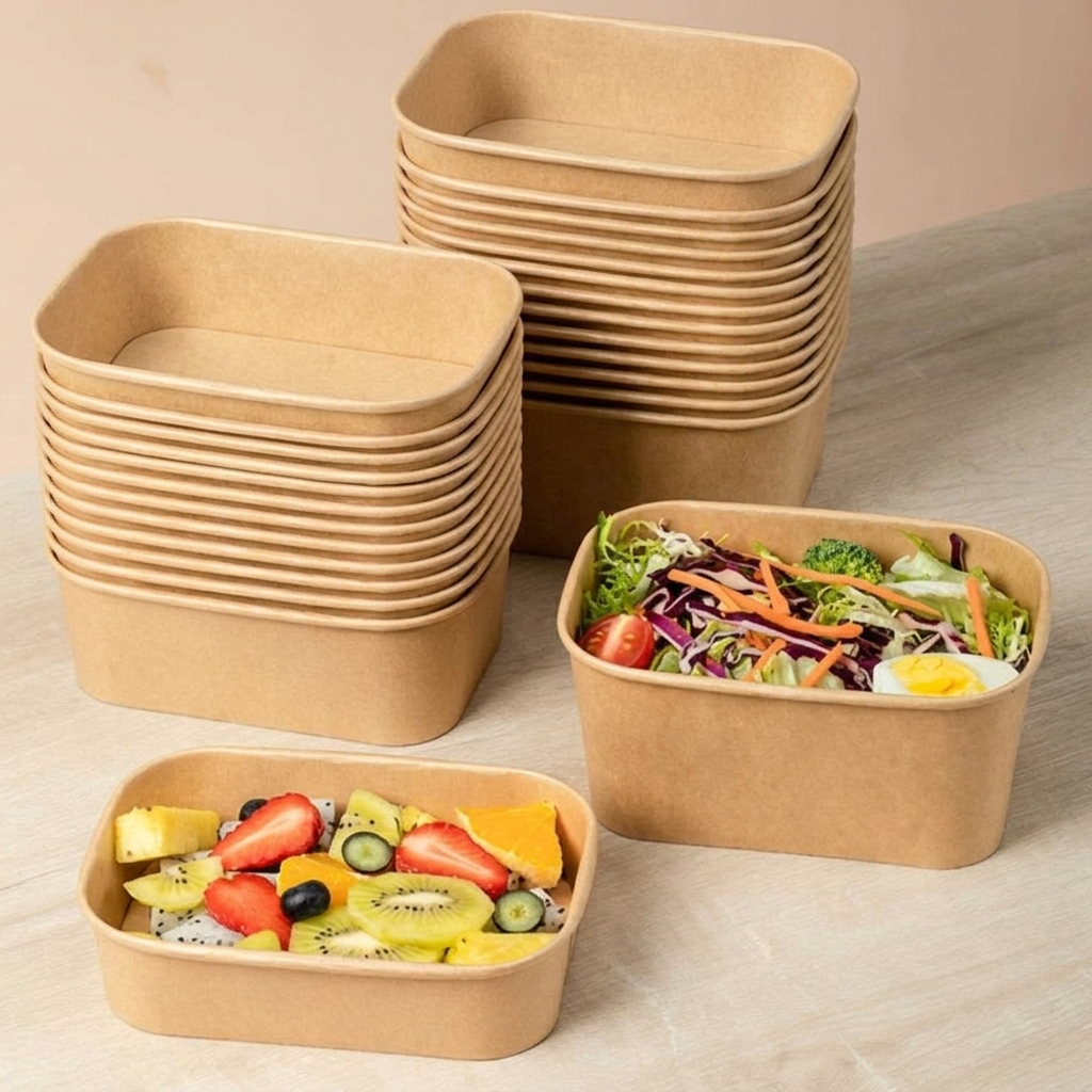 Kraft Paper Food Containers